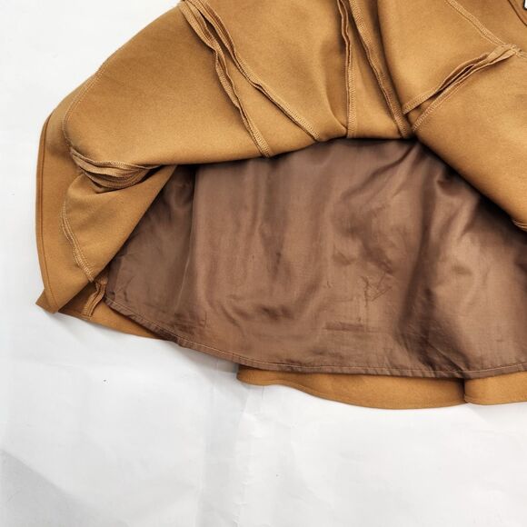 Jill Stuart Skirt Women's Size 2 Pleated Mini Skirt Golden Yellow Designer Chic - Picture 5 of 11